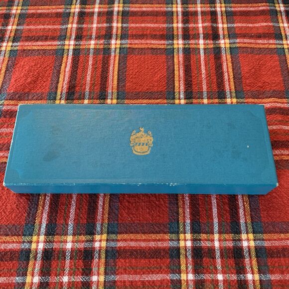 CD Peacock, Chicago Other - Vintage CD Peacock Jewelers Chicago Since 1837 Jewelry Box Cardboard Teal 8 1/4”